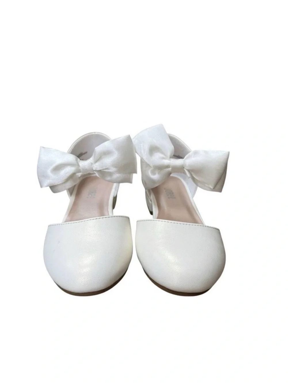 Gymboree Girls Bow Ballet Flats - Special Occasions - White Size 11